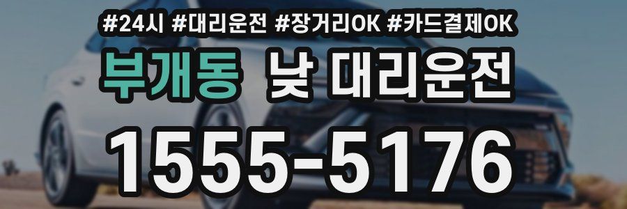 부개동 낮 대리운전