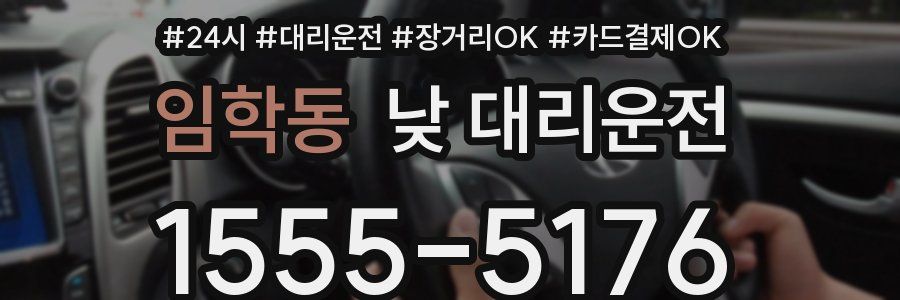 임학동 낮 대리운전