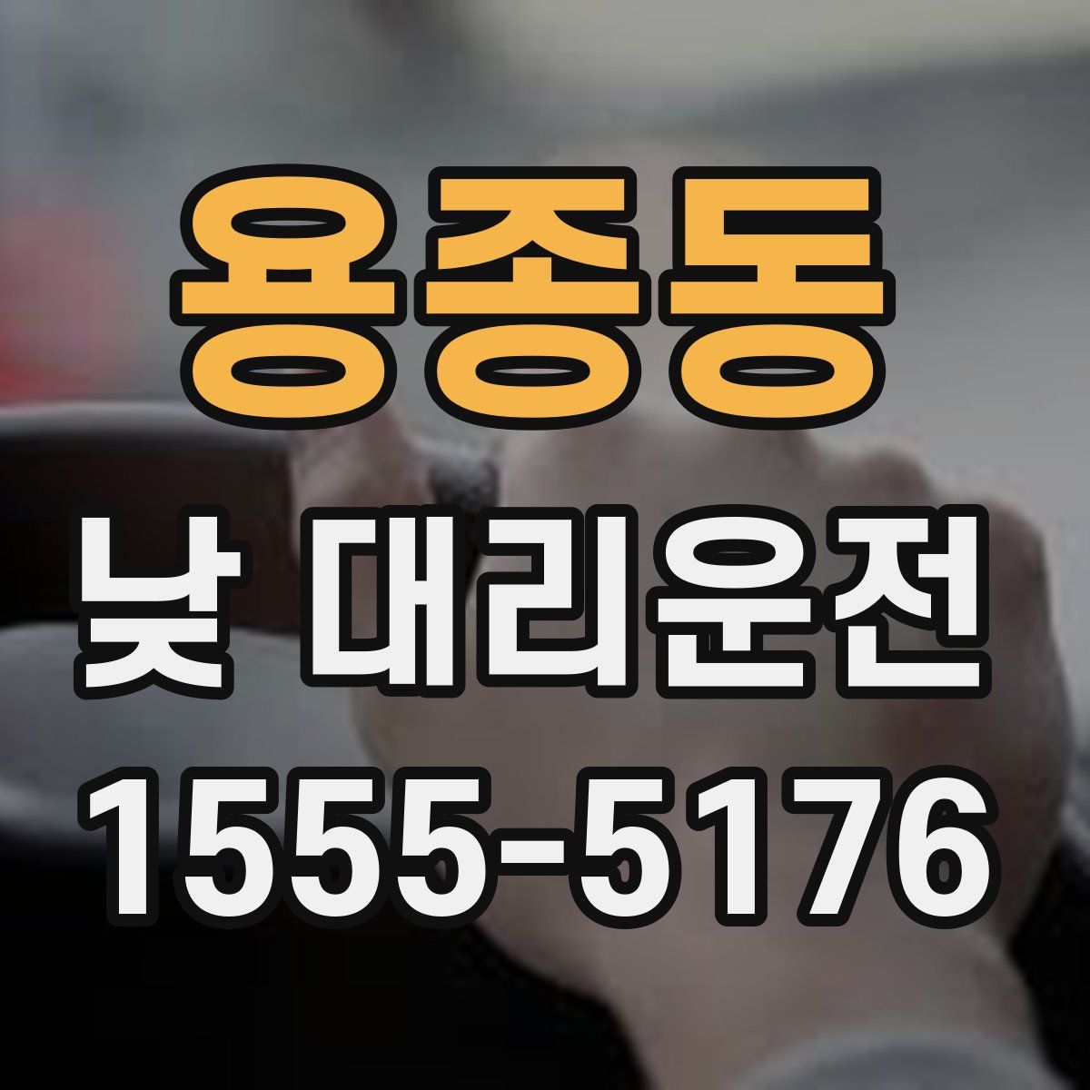 용종동 낮 대리운전