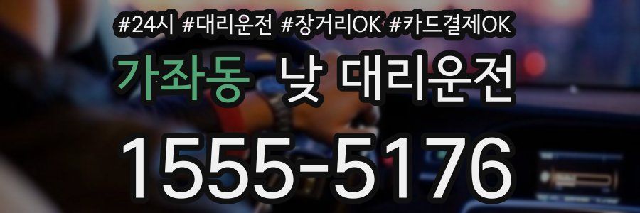가좌동 낮 대리운전