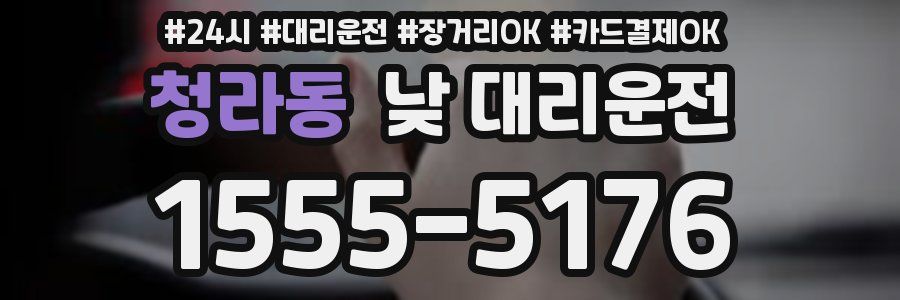 청라동 낮 대리운전