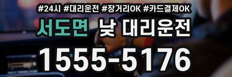 서도면 낮 대리운전