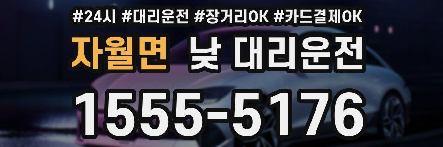 자월면 낮 대리운전