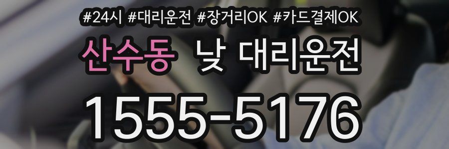 산수동 낮 대리운전
