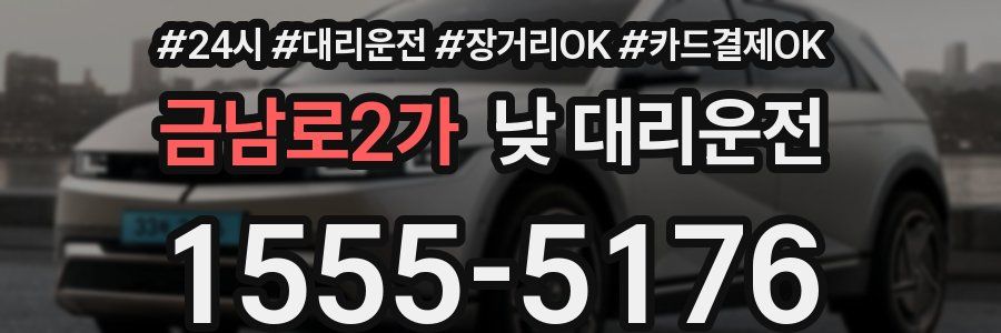 금남로2가 낮 대리운전