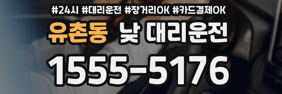 유촌동 낮 대리운전