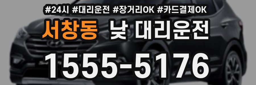 서창동 낮 대리운전