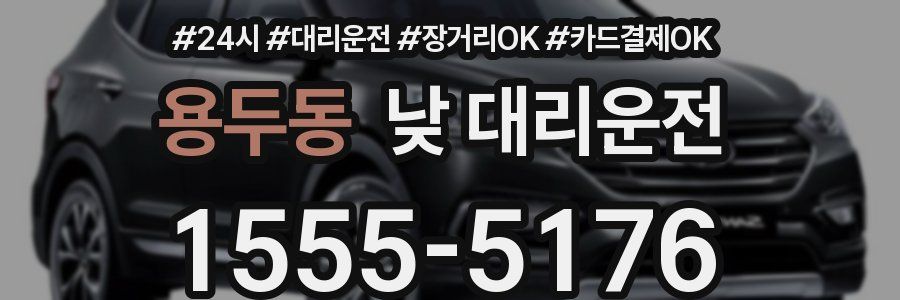 용두동 낮 대리운전