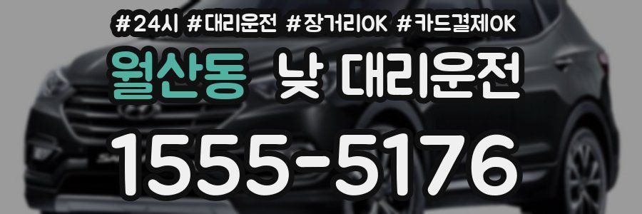 월산동 낮 대리운전