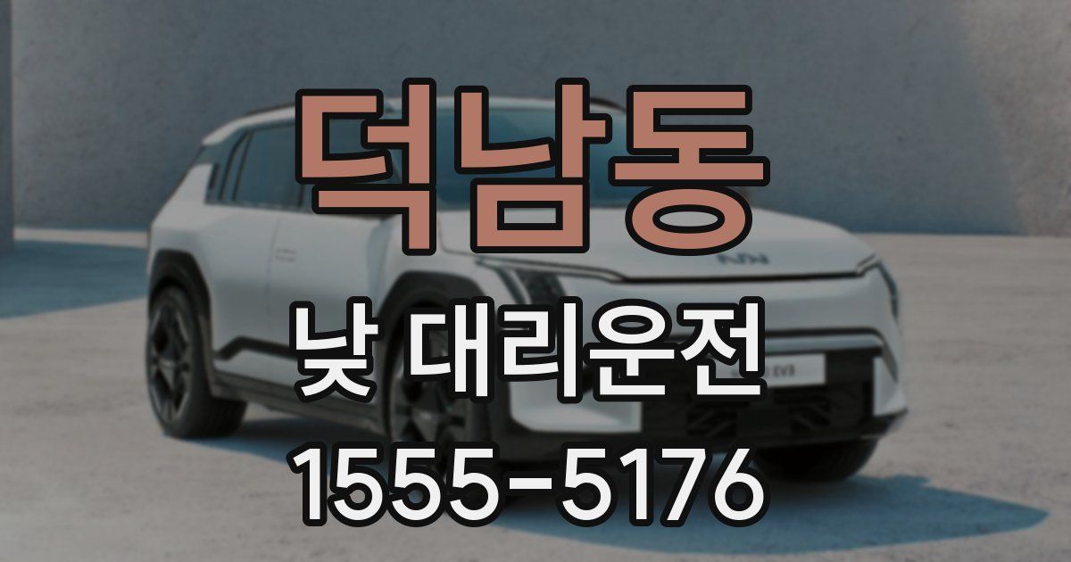 덕남동 낮 대리운전