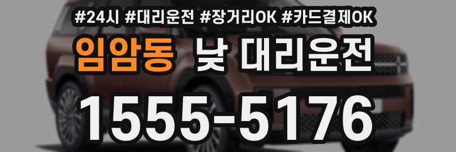임암동 낮 대리운전