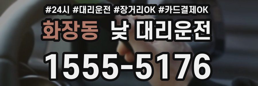 화장동 낮 대리운전