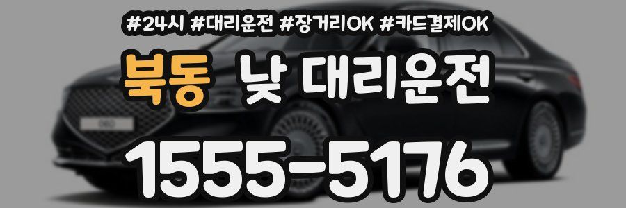 북동 낮 대리운전