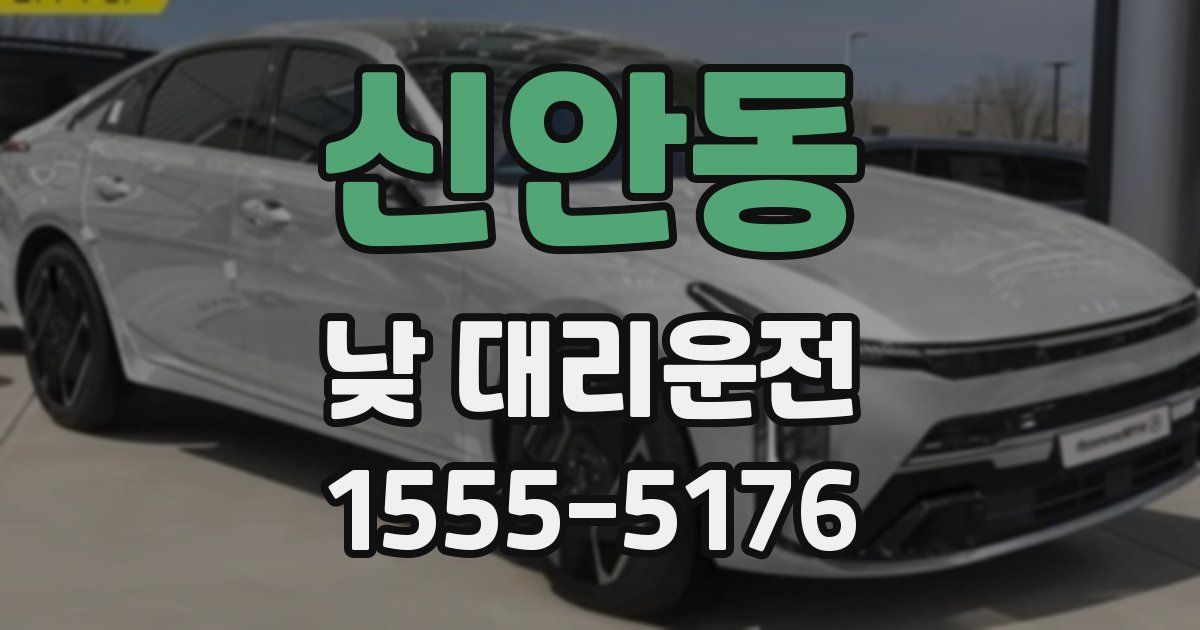 신안동 낮 대리운전