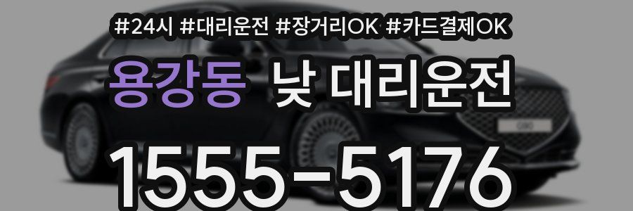 용강동 낮 대리운전