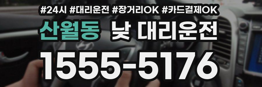 산월동 낮 대리운전