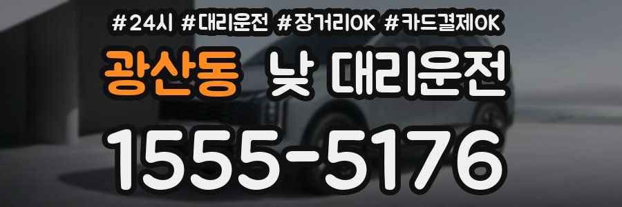 광산동 낮 대리운전