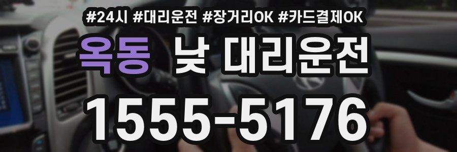 옥동 낮 대리운전