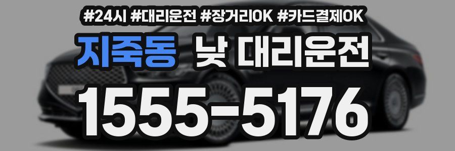 지죽동 낮 대리운전