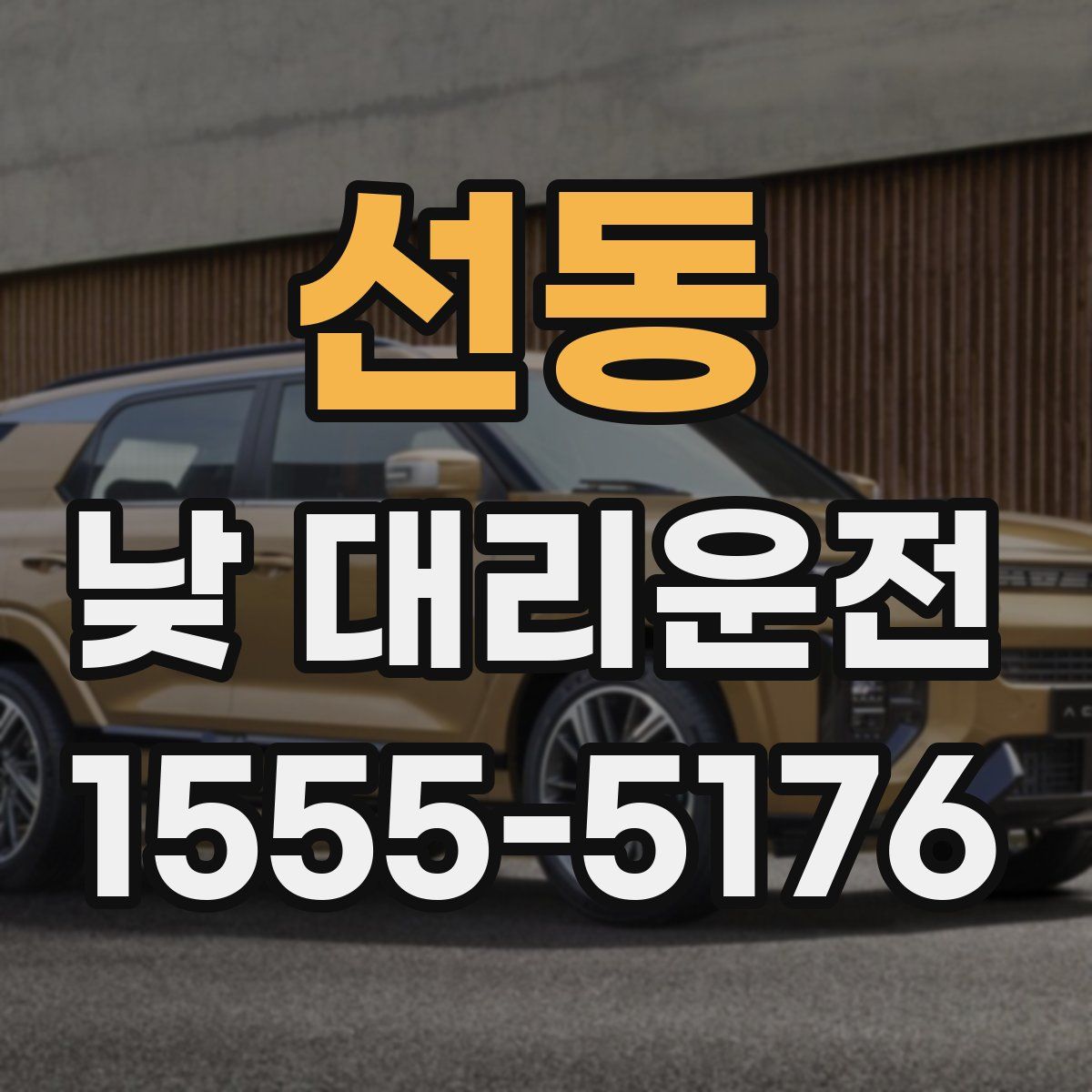 선동 낮 대리운전