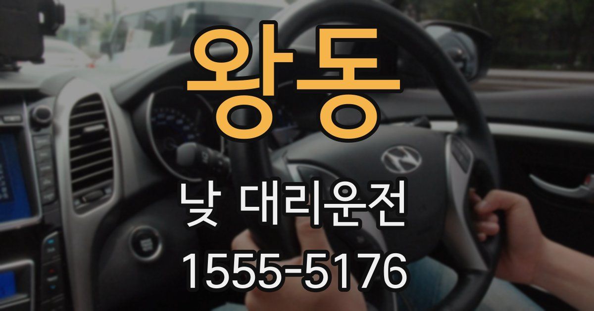 왕동 낮 대리운전