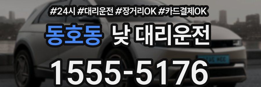 동호동 낮 대리운전