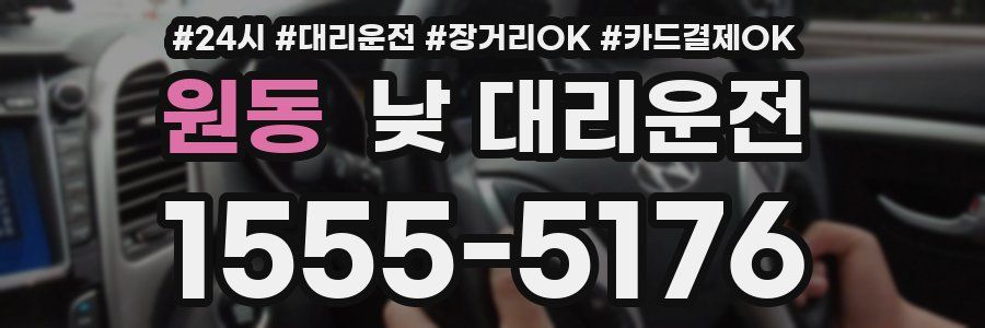 원동 낮 대리운전
