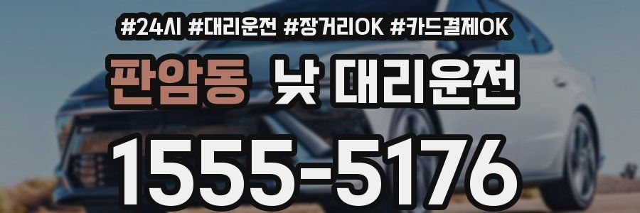 판암동 낮 대리운전