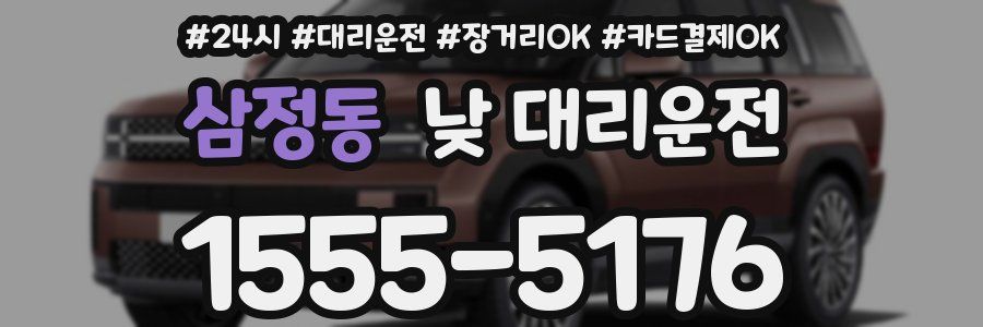 삼정동 낮 대리운전