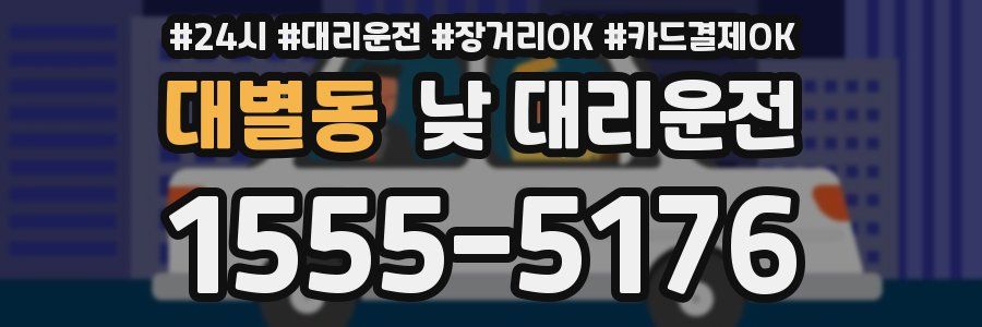 대별동 낮 대리운전