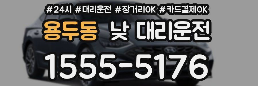 용두동 낮 대리운전