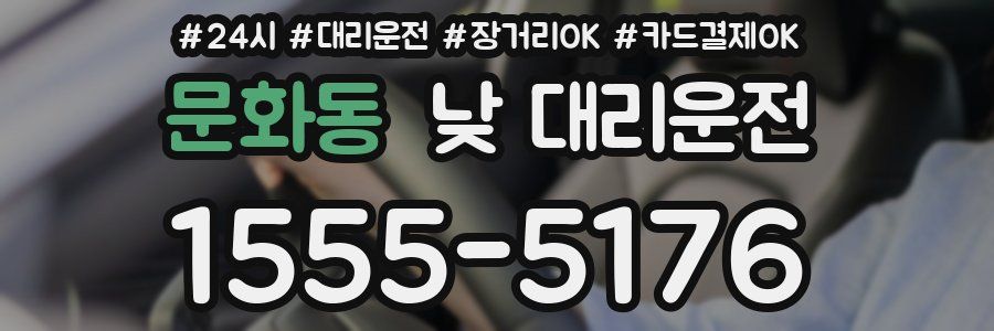 문화동 낮 대리운전
