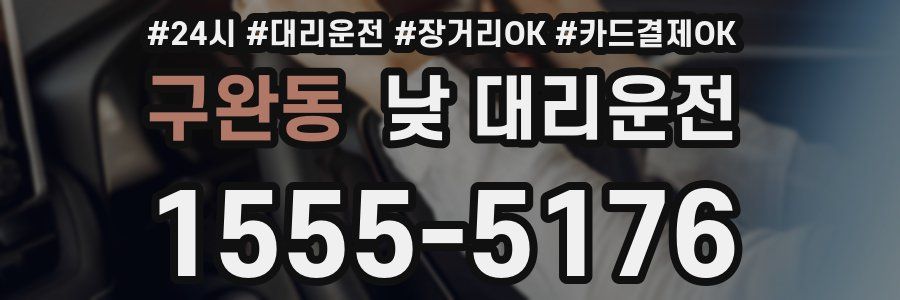 구완동 낮 대리운전