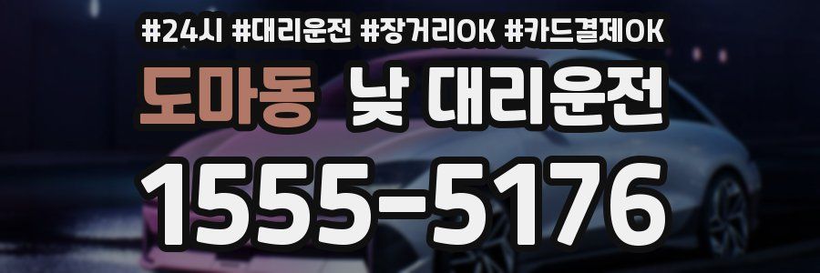 도마동 낮 대리운전