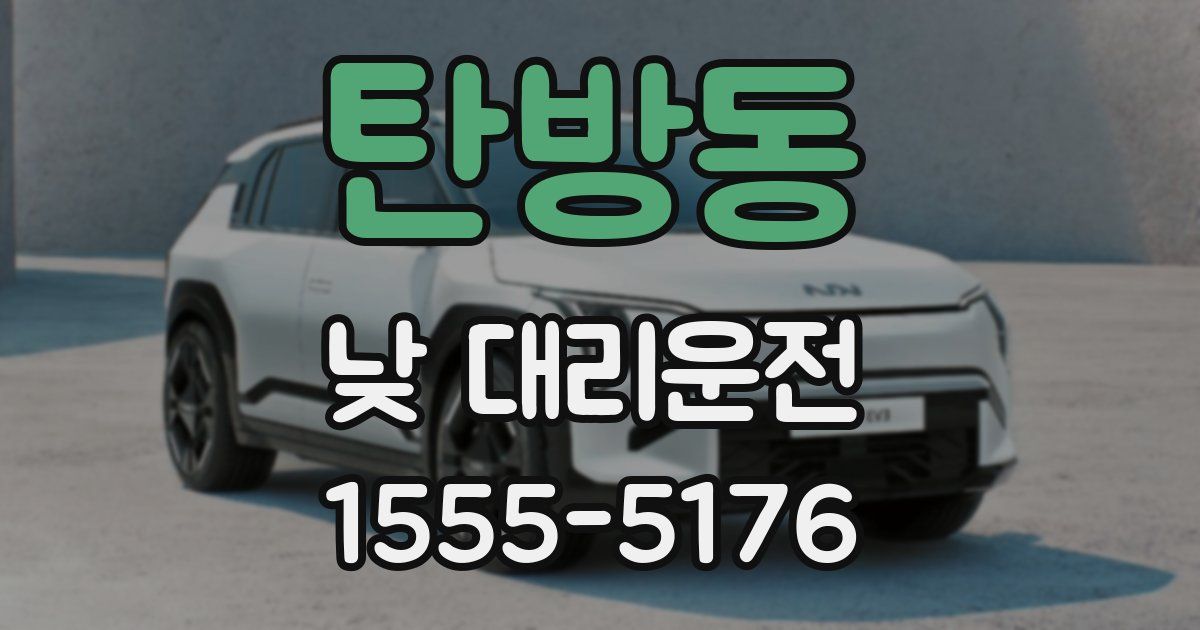 탄방동 낮 대리운전