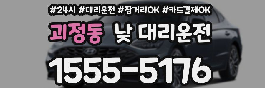 괴정동 낮 대리운전