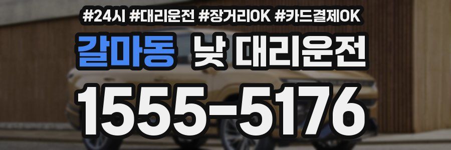 갈마동 낮 대리운전