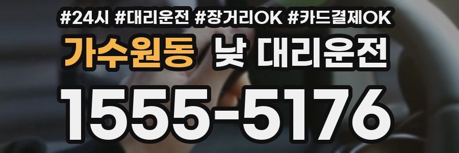가수원동 낮 대리운전