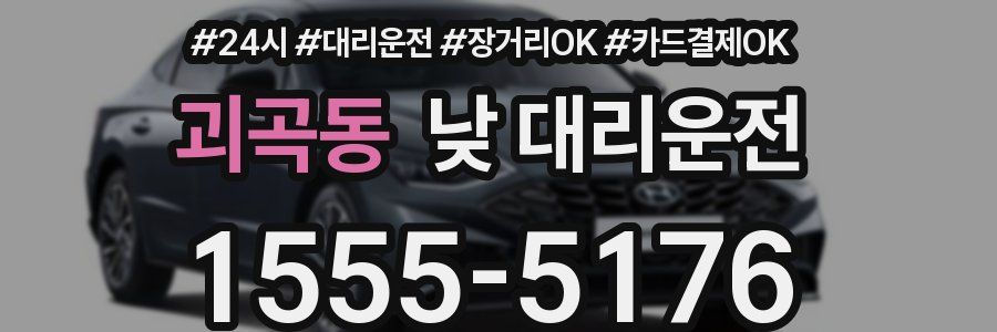괴곡동 낮 대리운전