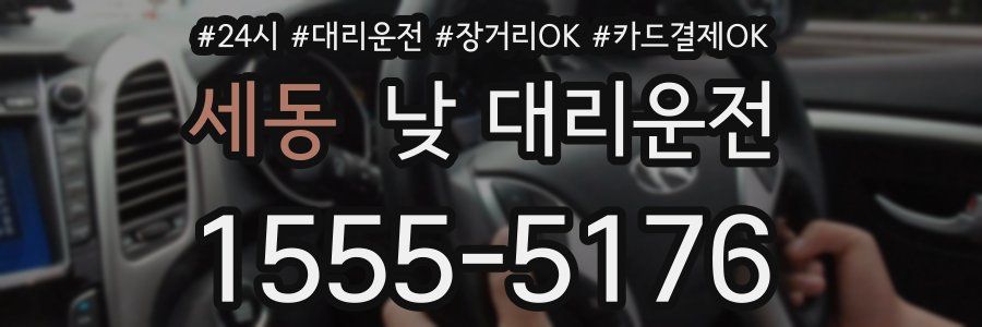 세동 낮 대리운전