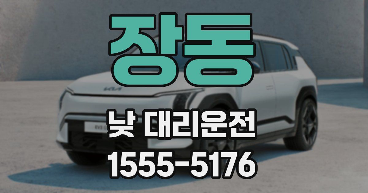 장동 낮 대리운전