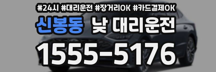 신봉동 낮 대리운전