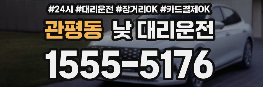 관평동 낮 대리운전