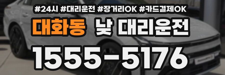 대화동 낮 대리운전