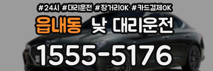 읍내동 낮 대리운전