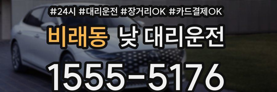 비래동 낮 대리운전