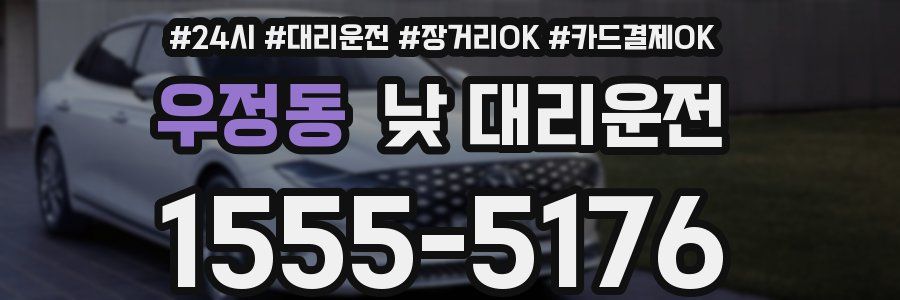 우정동 낮 대리운전
