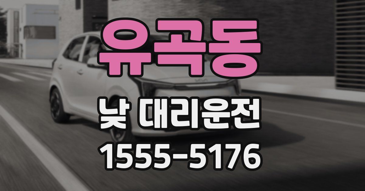유곡동 낮 대리운전