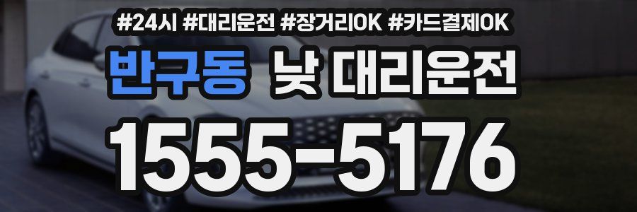 반구동 낮 대리운전