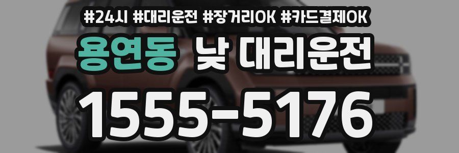 용연동 낮 대리운전